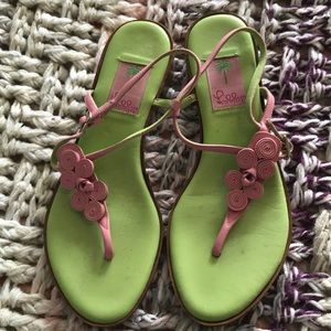 Lilly Pulitzer Summer Sandals sz. 8 1/2